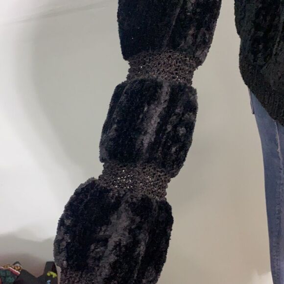 Vintage Bubble Sleeve Soft Chunky Cardigan - Picture 4 of 4